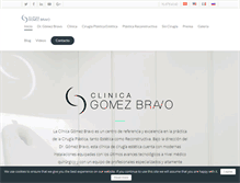 Tablet Screenshot of clinicagomezbravo.com